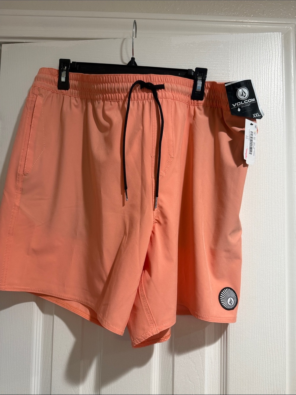 Volcom Men’s Coral-Orange Swim Board Shorts XXL